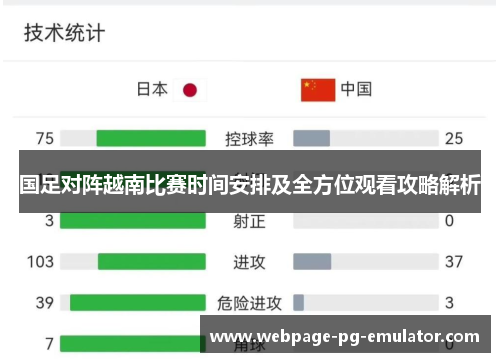 国足对阵越南比赛时间安排及全方位观看攻略解析