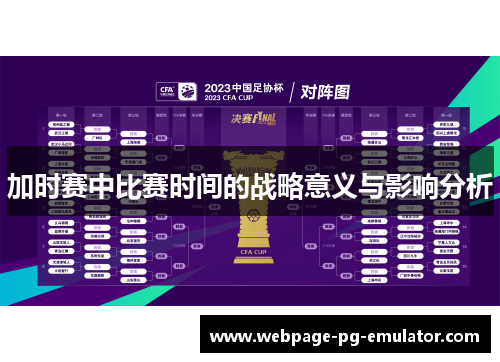 加时赛中比赛时间的战略意义与影响分析 加时赛中比赛时间的战略意义与影响分析